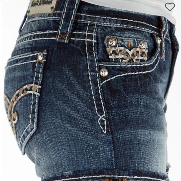 Rock Revival Jeans Short Fleur Denim Size 25 New